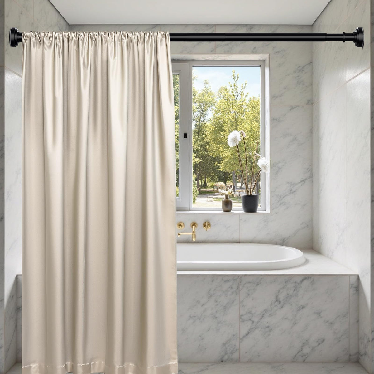ZYRW adjustable length spans 36 to 84 inches for flexible fitting.