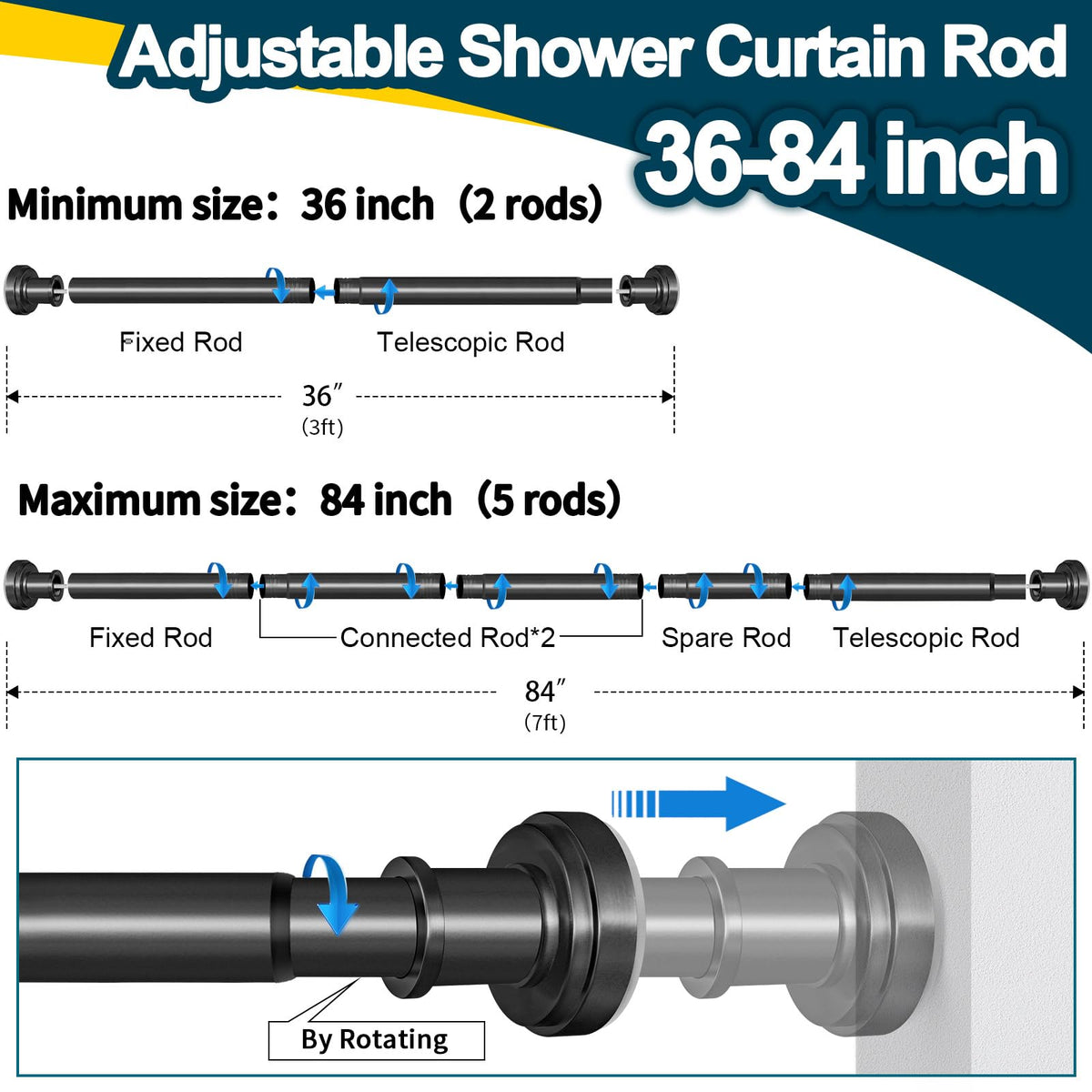 ZYRW no-drill setup ideal for renters or quick room makeovers.