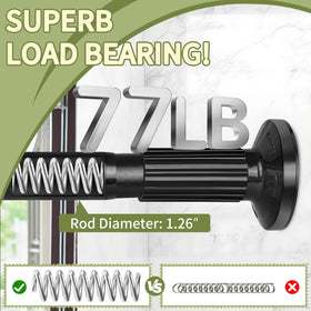 ZYRW no-drill installation enables quick mounting without tools or wall damage.