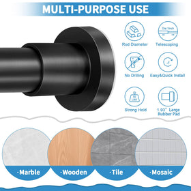 ZYRW strong spring tension holds rod securely without drilling.