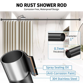 ZYRW stainless steel rod resists rust in humid bathrooms.