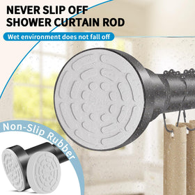 ZYRW adjustable tension rod with easy no-drill installation.