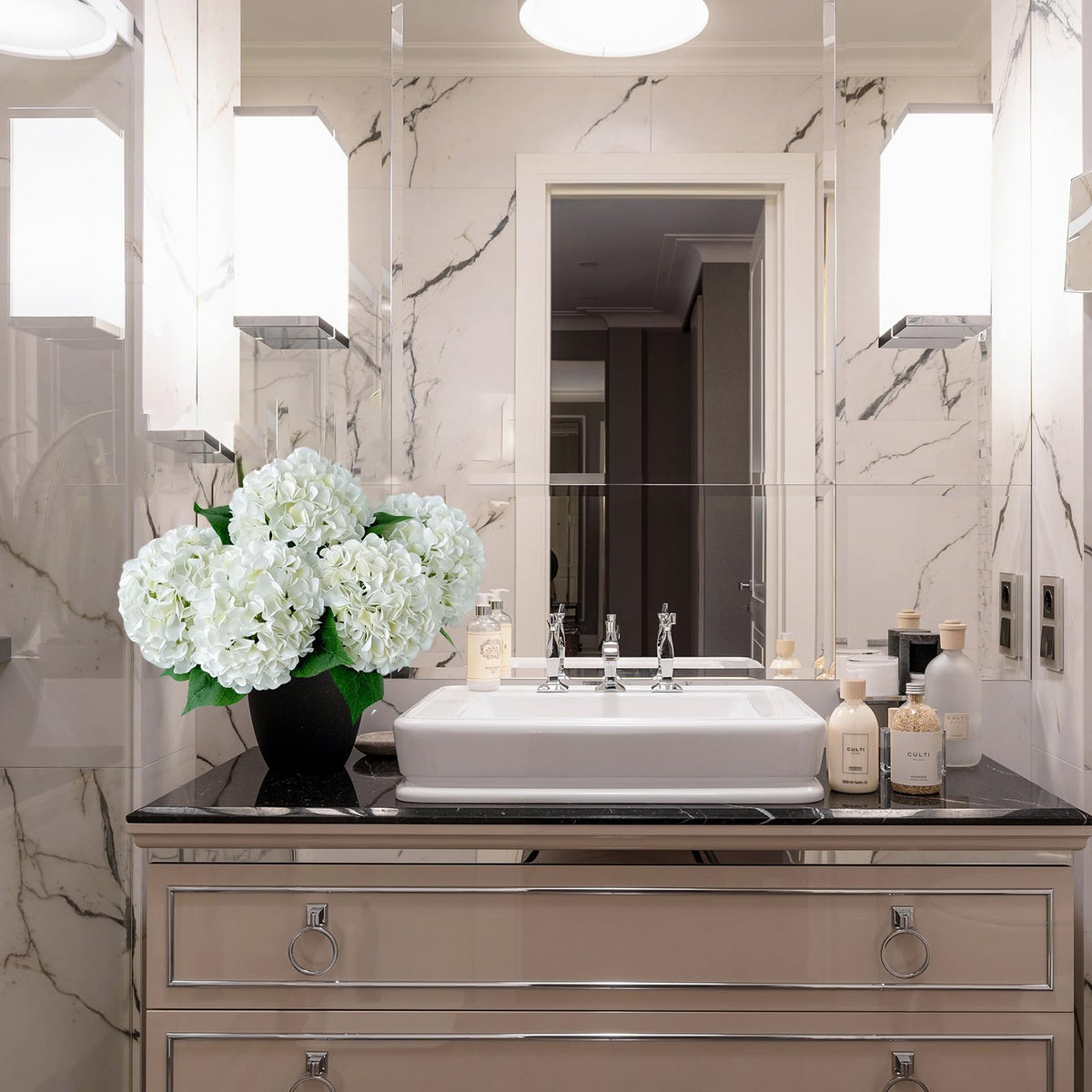 ZYTUYO boho indoor hydrangea decor suitable for kitchen and living room.