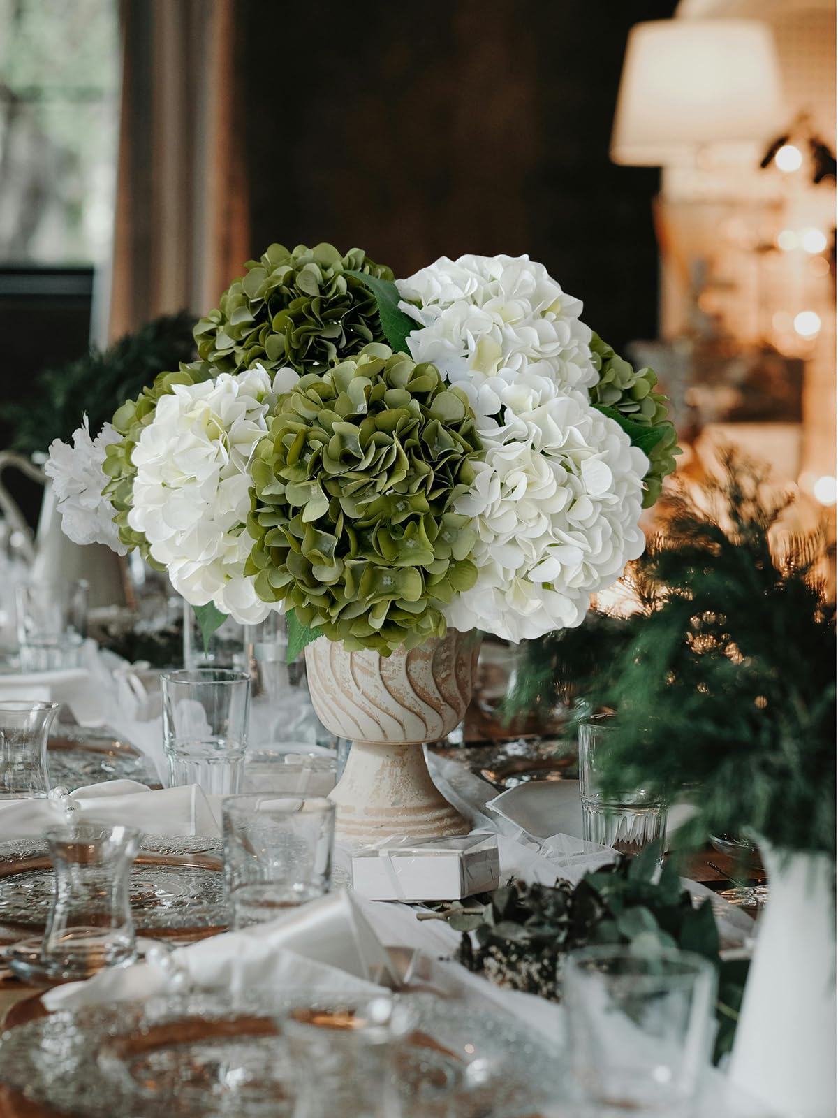 ZYTUYO soft-petal hydrangea texture offers dried-look visuals without wilting.