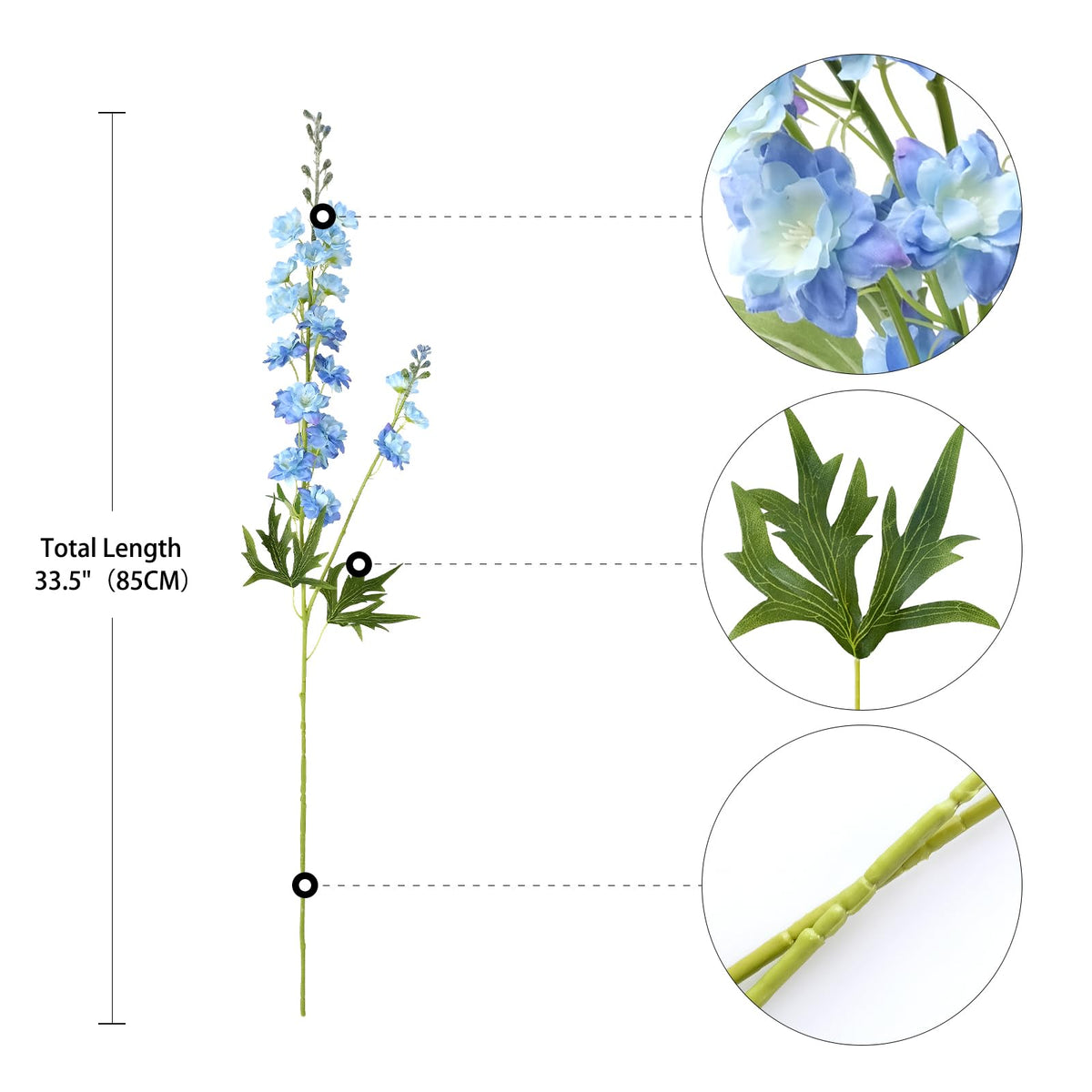 ZYTUYO easy-care larkspur flowers add fullness without maintenance.