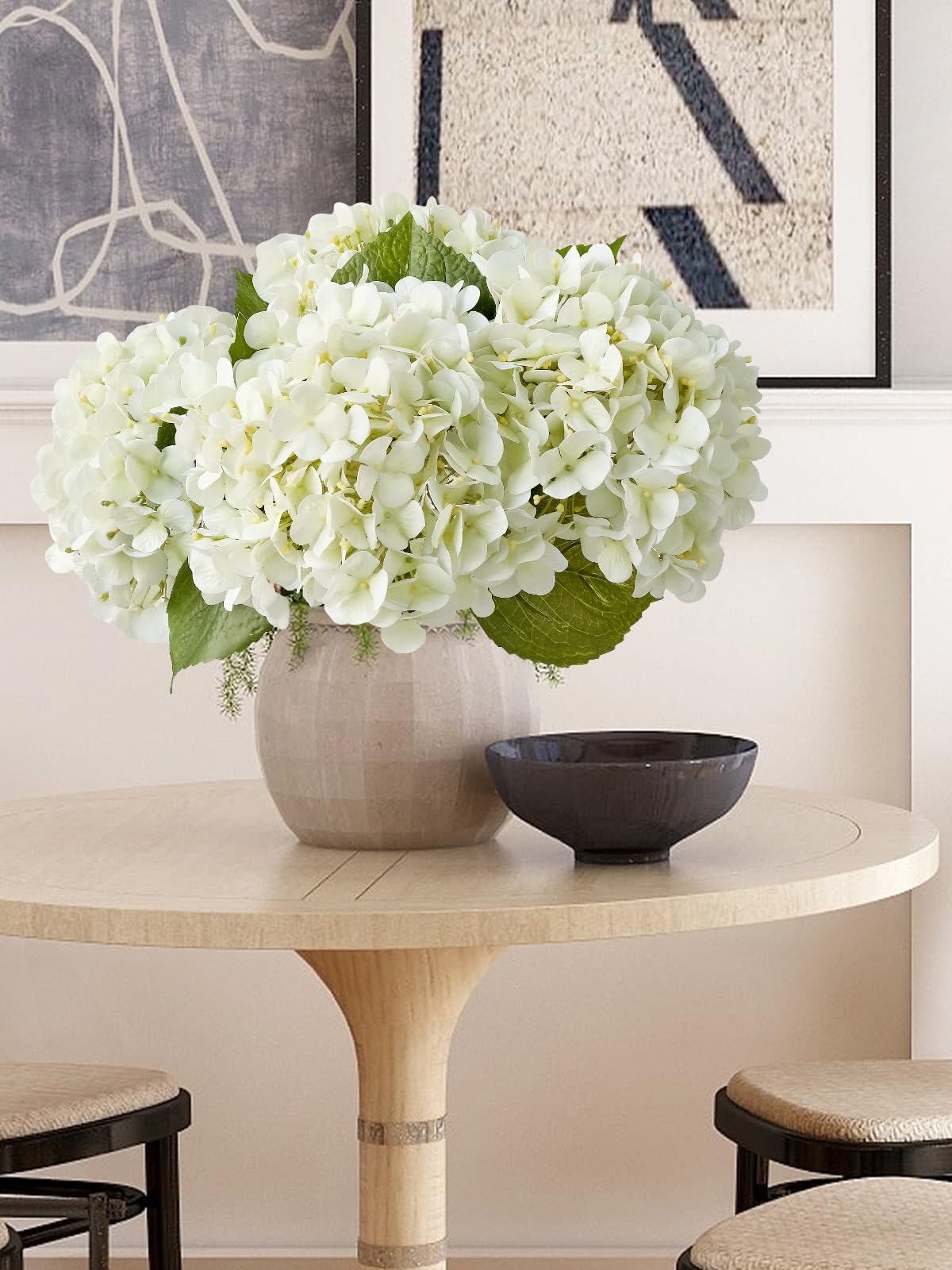 ZYTUYO hydrangea head closeup shows 14-flower clusters for realistic texture