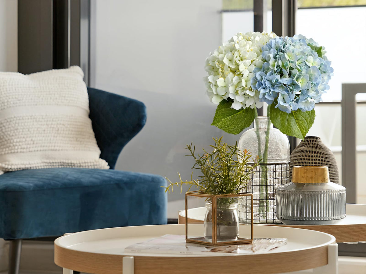ZYTUYO DIY wreath-ready hydrangea heads and stems