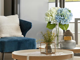 ZYTUYO DIY wreath-ready hydrangea heads and stems