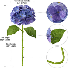 ZYTYUO wire-stem hydrangea stems for easy shaping