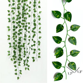 ZYIGYI artificial greenery hanging vines add color to any wall.