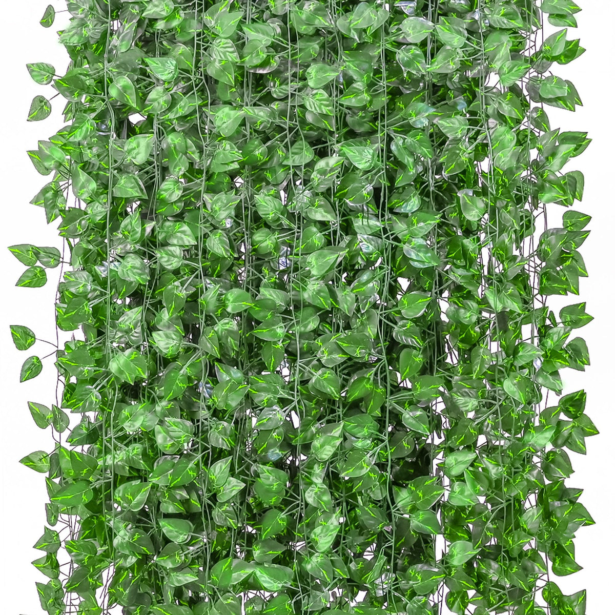 ZYIGYI ivy leaves wall garland enhances a bedroom with lush, maintenance-free greenery.