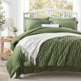 Zzlpp pillow shams paired with comforter for cohesive look