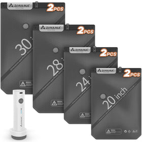 Z ZONAMA vacuum bags travel set keeps clothes organized for compact packing.